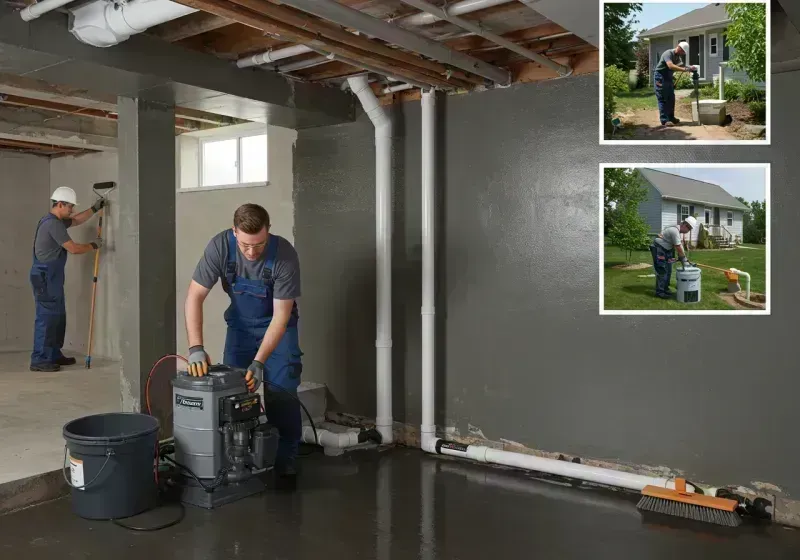 Basement Waterproofing and Flood Prevention process in Mineral Wells, TX